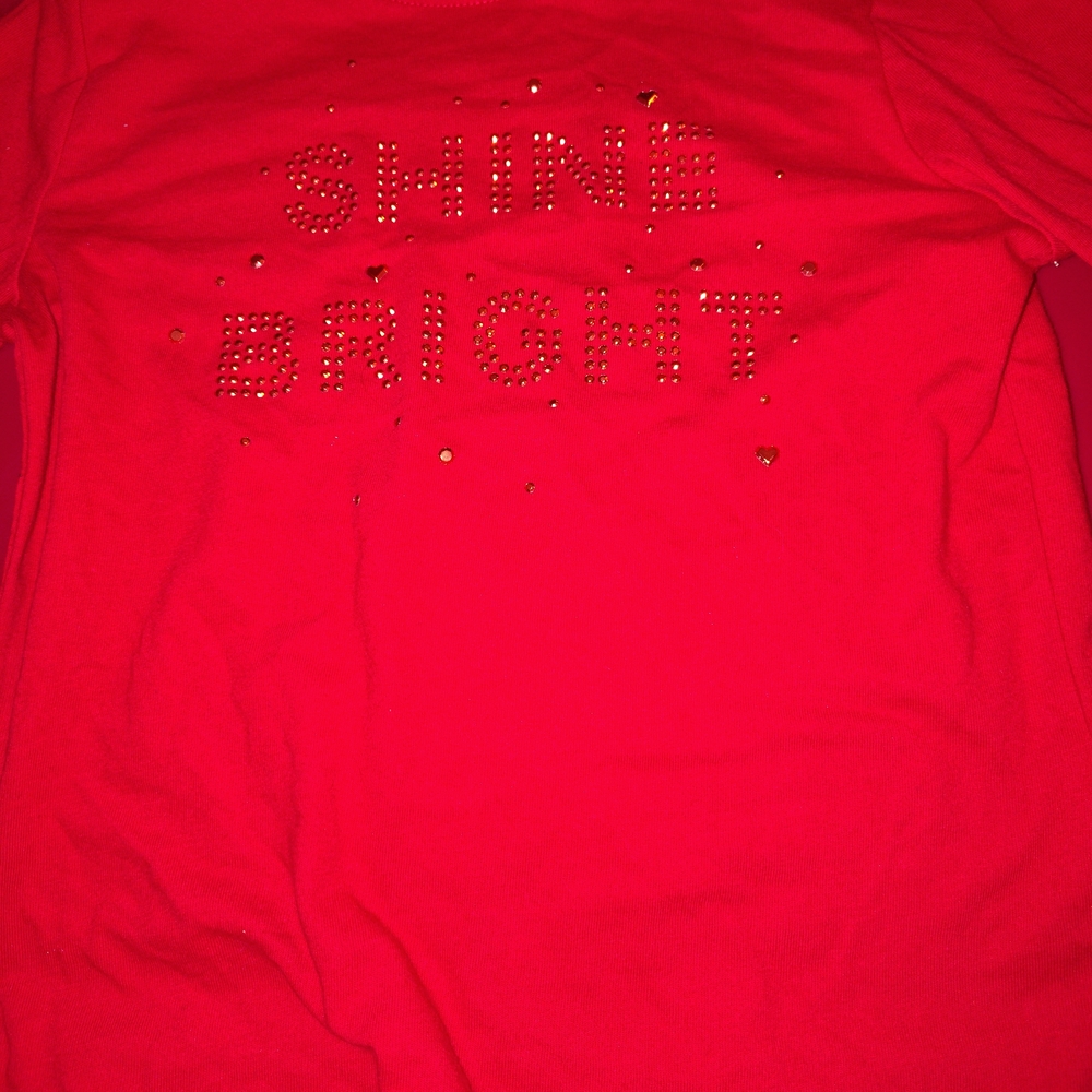 Red 'Shine Bright' T-Shirt